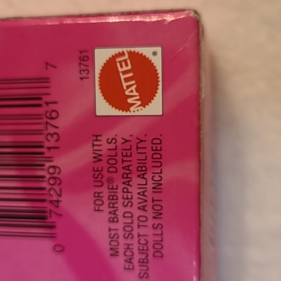 Barbie Pretty Treasures Silver/Pink Dining Set- Mattel # 13761 1995 NIB - Picture 7 of 7